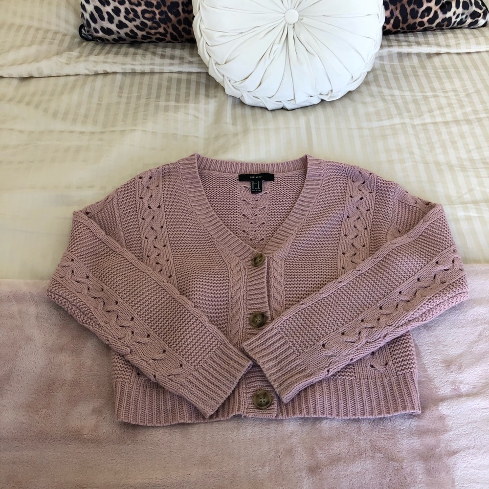 Forever 21 mauve sweater